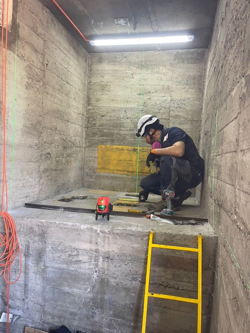 Replanteo en obra con nivel láser